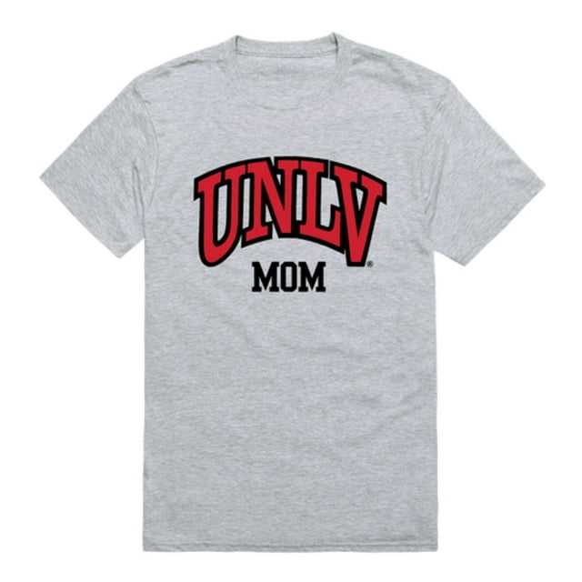 UNLV University of Nevada Las Vegas Rebels College Mom Womens T-Shirt Heather Grey Small