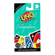 UNO Add-on-Packs Reverse Pack Card Game for Kids, Family & Game Nights, Travel, Camping & Parties