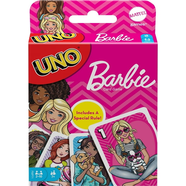 UNO Barbie Card Game Preschool Color Number Recognition