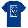 thumbnail image 1 of UNO Blue Skip Card - Men's Short Sleeve Graphic T-Shirt, 1 of 5