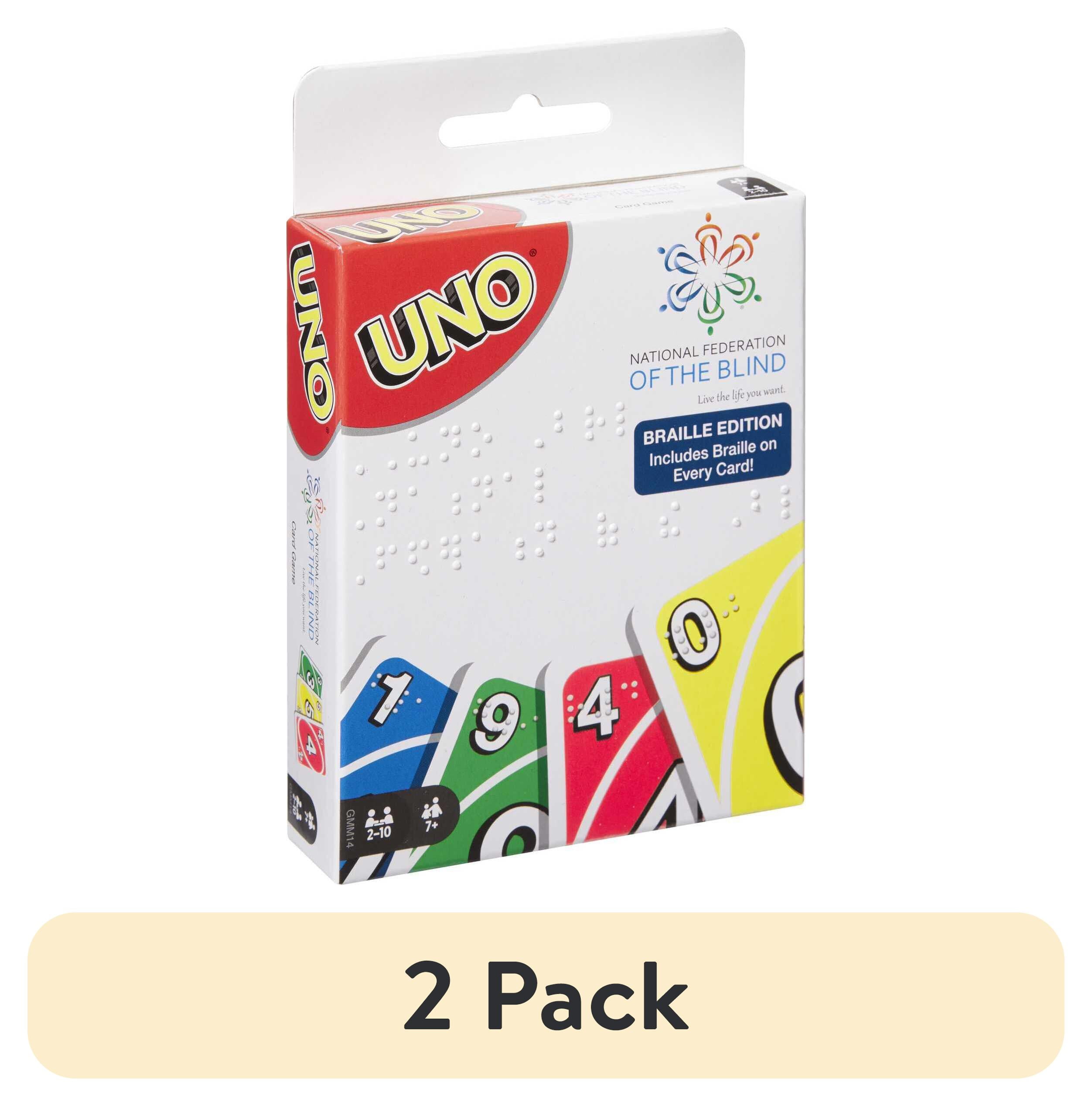 Uno Braille Card Game