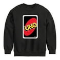 thumbnail image 1 of UNO Card Back - Toddler And Youth Crewneck Fleece Sweatshirt, 1 of 4