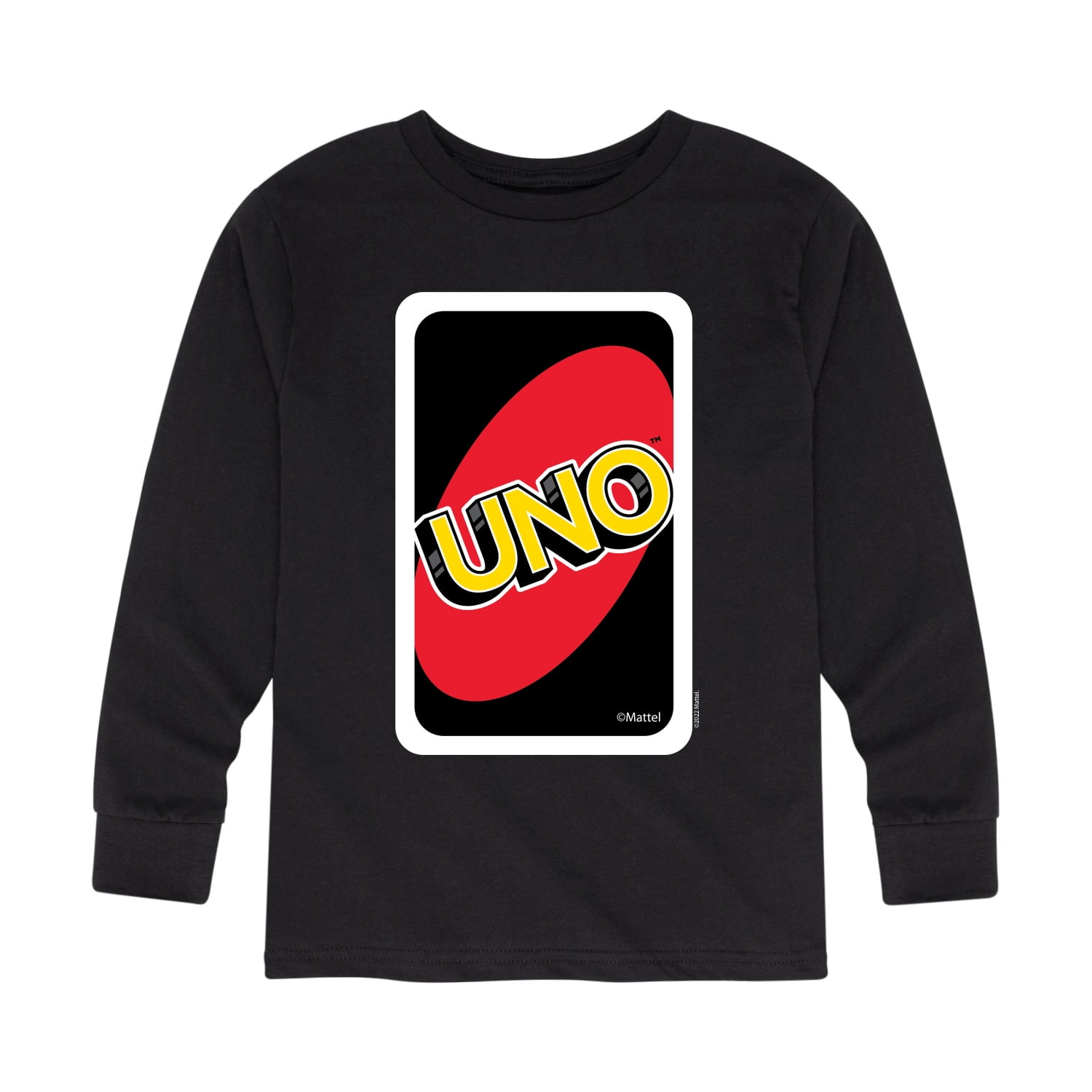 UNO Card Back - Toddler And Youth Long Sleeve Graphic T-Shirt