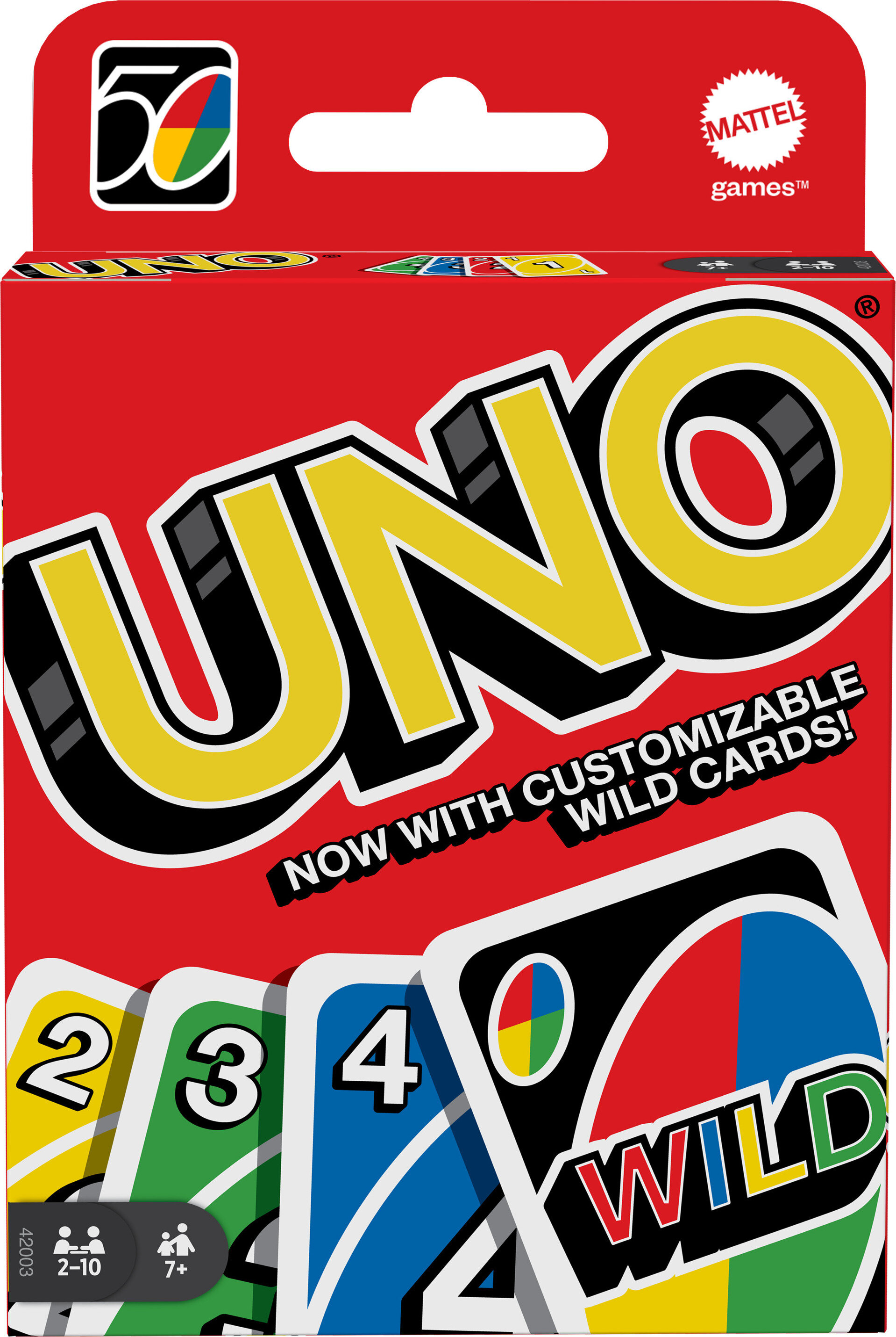 UNO Card Game for Kids, Adults & Family Game Night, Original UNO Game of Matching Colors & Numbers - image 1 of 7