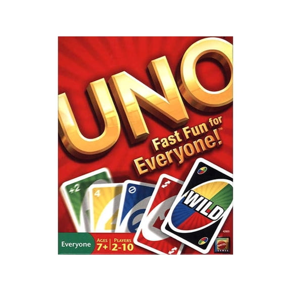 UNO Card Game for Kids, Adults & Family Game Night, Original UNO Game of Matching Colors & Numbers