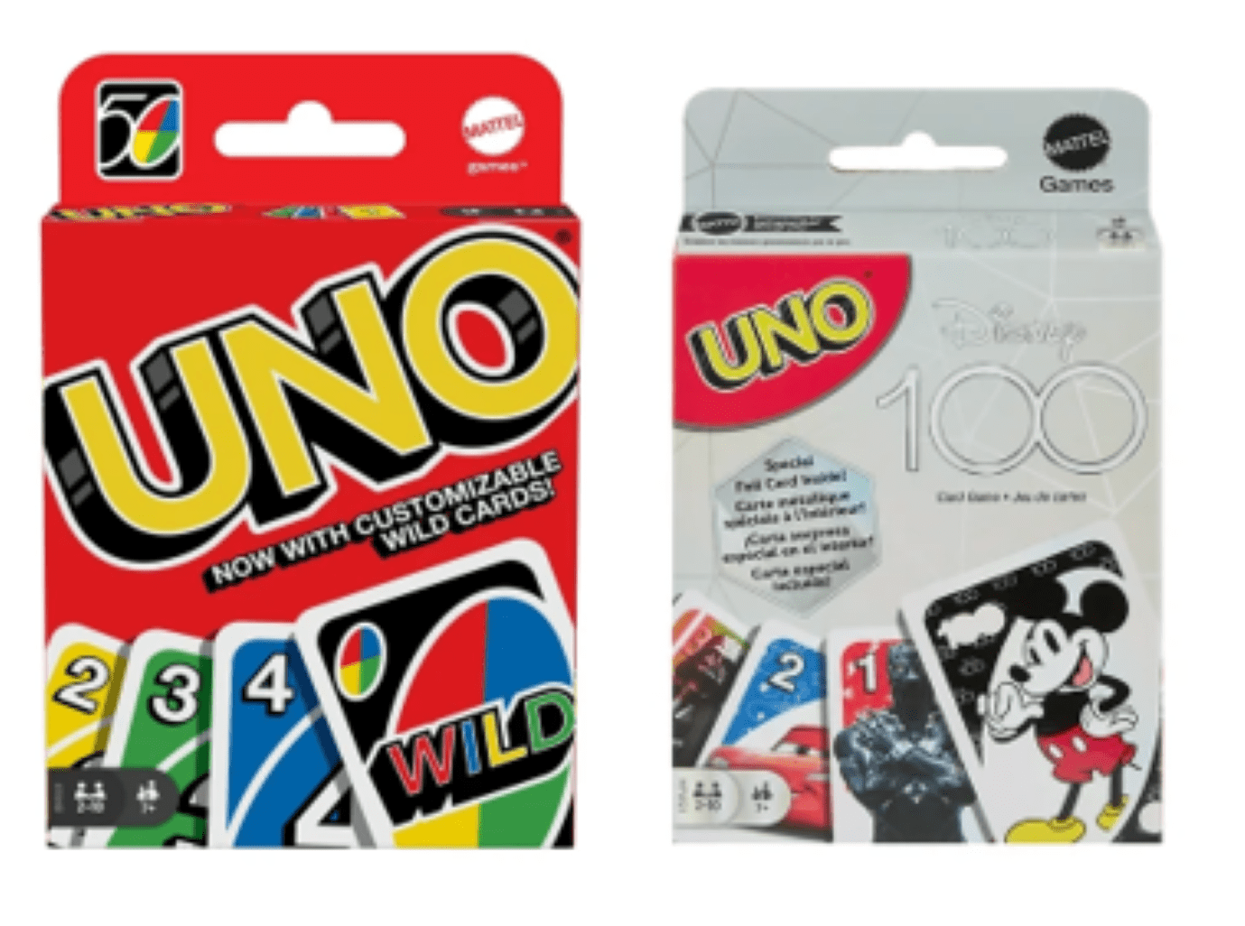 UNO Card Game for Kids, Adults & Game Night, Original Game of Matching Colors & Numbers - Pack of 2