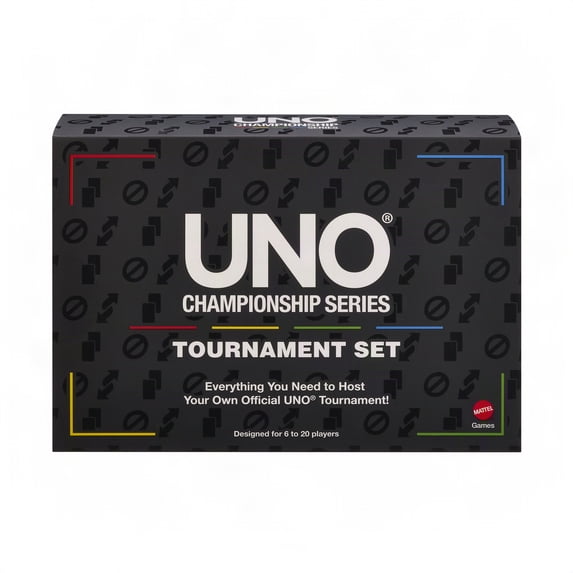 UNO Championship Series Tournament Set Card Game for Large Groups of 6 To 20 Players