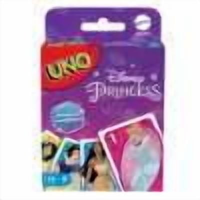 UNO Disney Princesses Card Game for Kids & Family, 2-10 Players, Ages 7 Years & Older