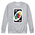 thumbnail image 1 of UNO - Draw Four - Men's Crew Neck Fleece Pullover, 1 of 5