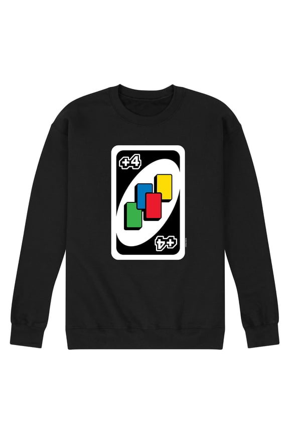 - Draw Four - Men's Crew Neck Fleece Pullover