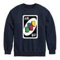 thumbnail image 1 of UNO - Draw Four - Toddler And Youth Crewneck Fleece Sweatshirt, 1 of 4