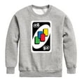thumbnail image 1 of UNO - Draw Four - Toddler And Youth Crewneck Fleece Sweatshirt, 1 of 4