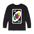 thumbnail image 1 of UNO - Draw Four - Toddler And Youth Long Sleeve Graphic T-Shirt, 1 of 5