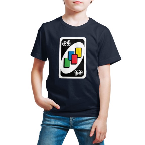 UNO - Draw Four - Toddler And Youth Short Sleeve Graphic T-Shirt
