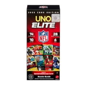 UNO Elite NFL Booster Set with 140 Elite Action Collector Cards, 2025 Core Edition Players May Vary