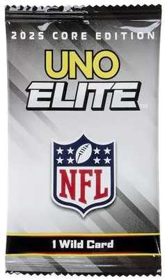 UNO Elite 2025 Core Edition Football Wild Card Trading Card Pack [1 Card]