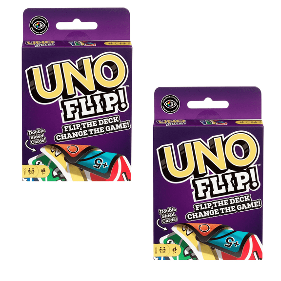 UNO Flip Card Game Double Sided Cards Family Party Game