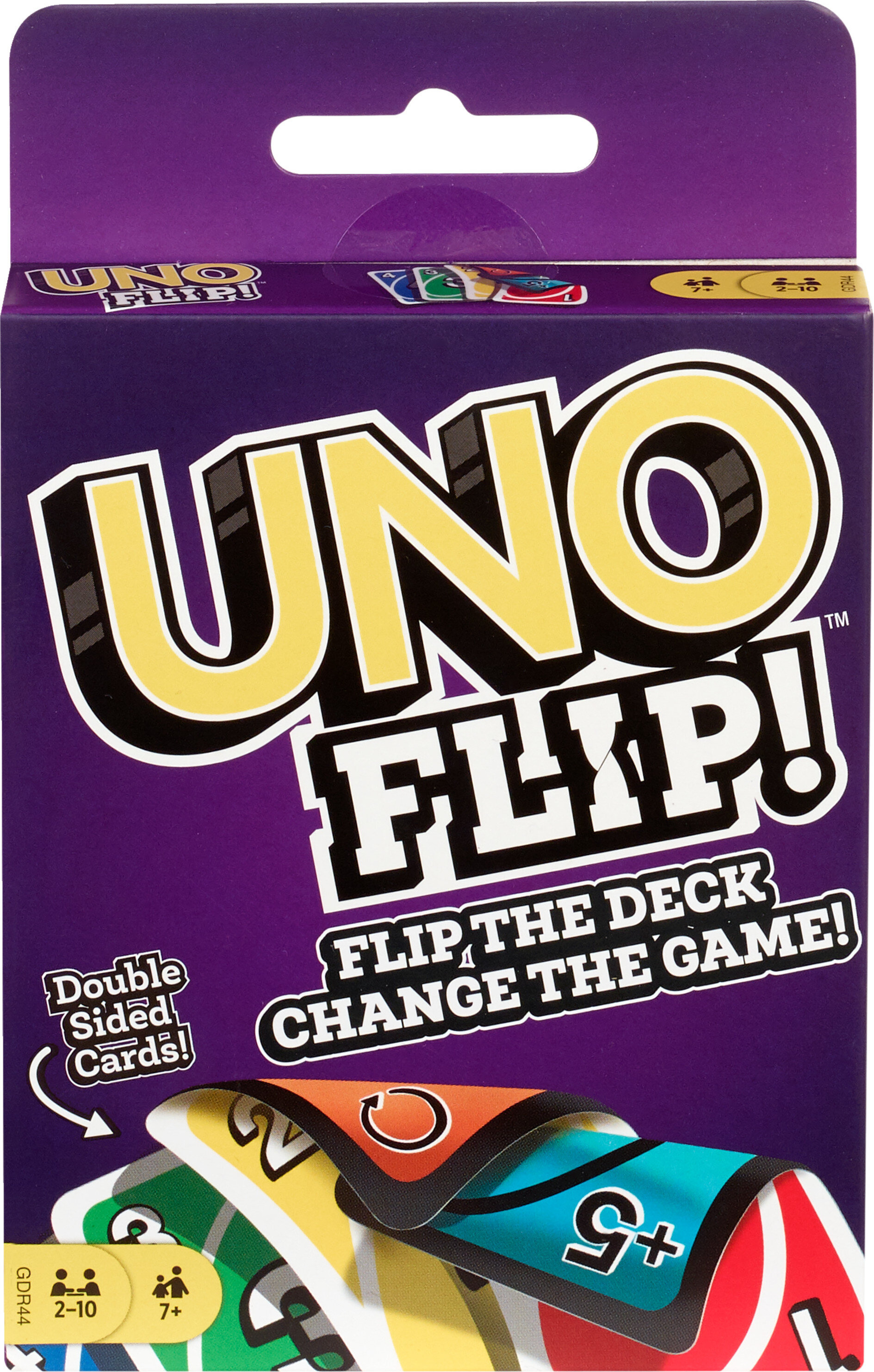 UNO Flip! Card Game for Kids, Adults & Family Night with Double-Sided Cards, Light & Dark - image 1 of 7