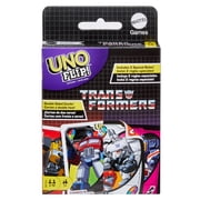 UNO Flip Transformers Card Game for Kids & Family Night