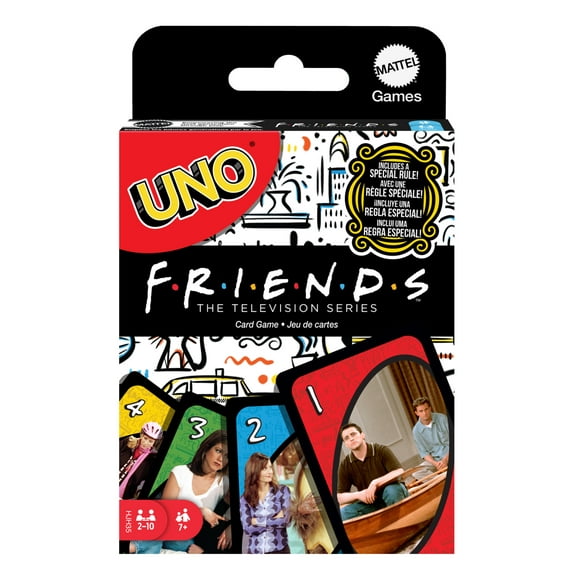 UNO Friends Card Game for Family, Adult & Party Nights, Collectible Inspired by TV Series