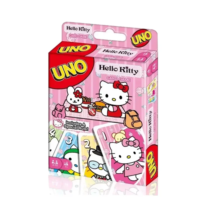 UNO Hello Kitty Card Game for Kids, Adults & Family Game Night | for 2-10 Players