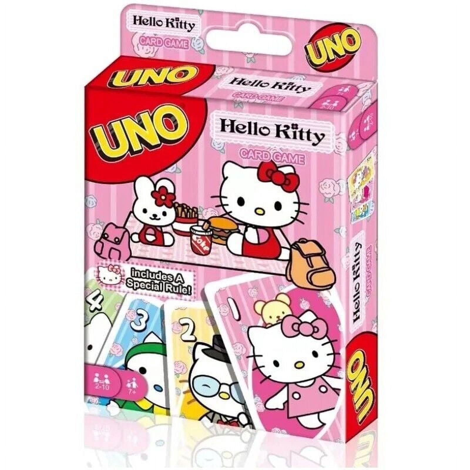 UNO Hello Kitty Card Game for Kids, Adults & Family Game Night | for 2-10 Player