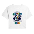 thumbnail image 1 of UNO - I'm Not An Artist - Juniors Cropped Graphic T-Shirt, 1 of 4