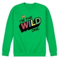 thumbnail image 1 of UNO - I'm The Wild One - Men's Crew Neck Fleece Pullover, 1 of 5