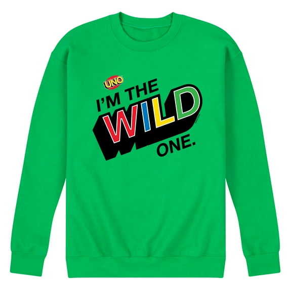 UNO - I'm The Wild One - Men's Crew Neck Fleece Pullover