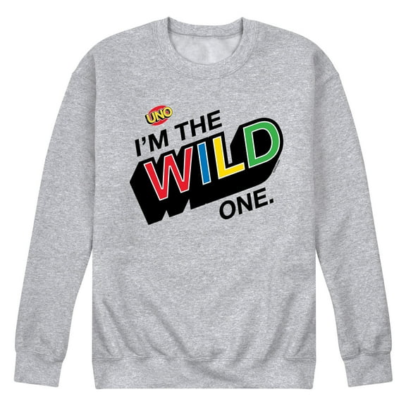 UNO - I'm The Wild One - Men's Crew Neck Fleece Pullover