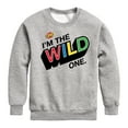 thumbnail image 1 of UNO - I'm The Wild One - Toddler And Youth Crewneck Fleece Sweatshirt, 1 of 4