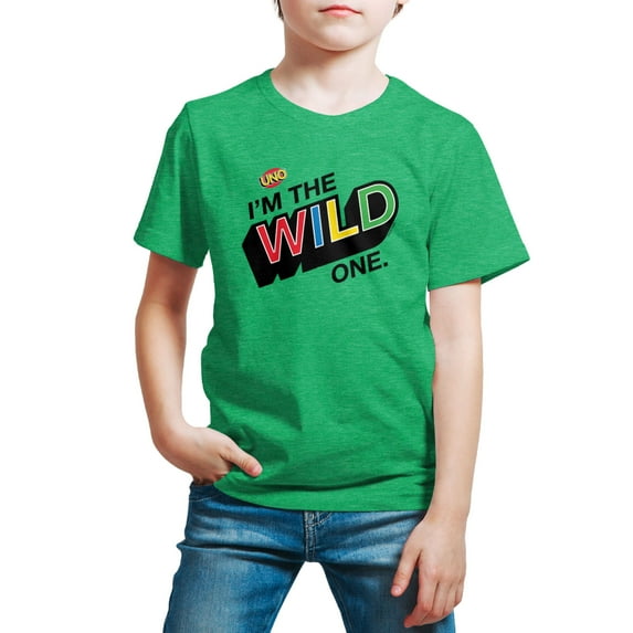 UNO - I'm The Wild One - Toddler And Youth Short Sleeve Graphic T-Shirt