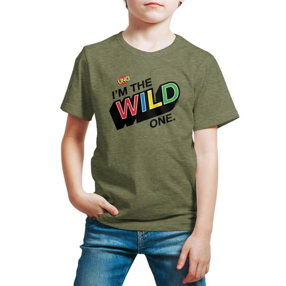 UNO - I'm The Wild One - Toddler And Youth Short Sleeve Graphic T-Shirt