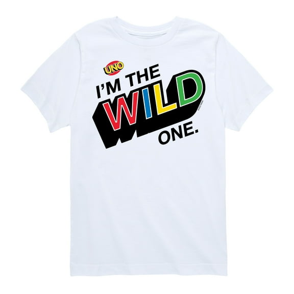 UNO - I'm The Wild One - Toddler And Youth Short Sleeve Graphic T-Shirt