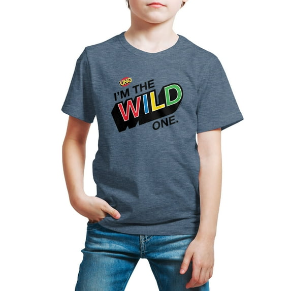 UNO - I'm The Wild One - Toddler And Youth Short Sleeve Graphic T-Shirt