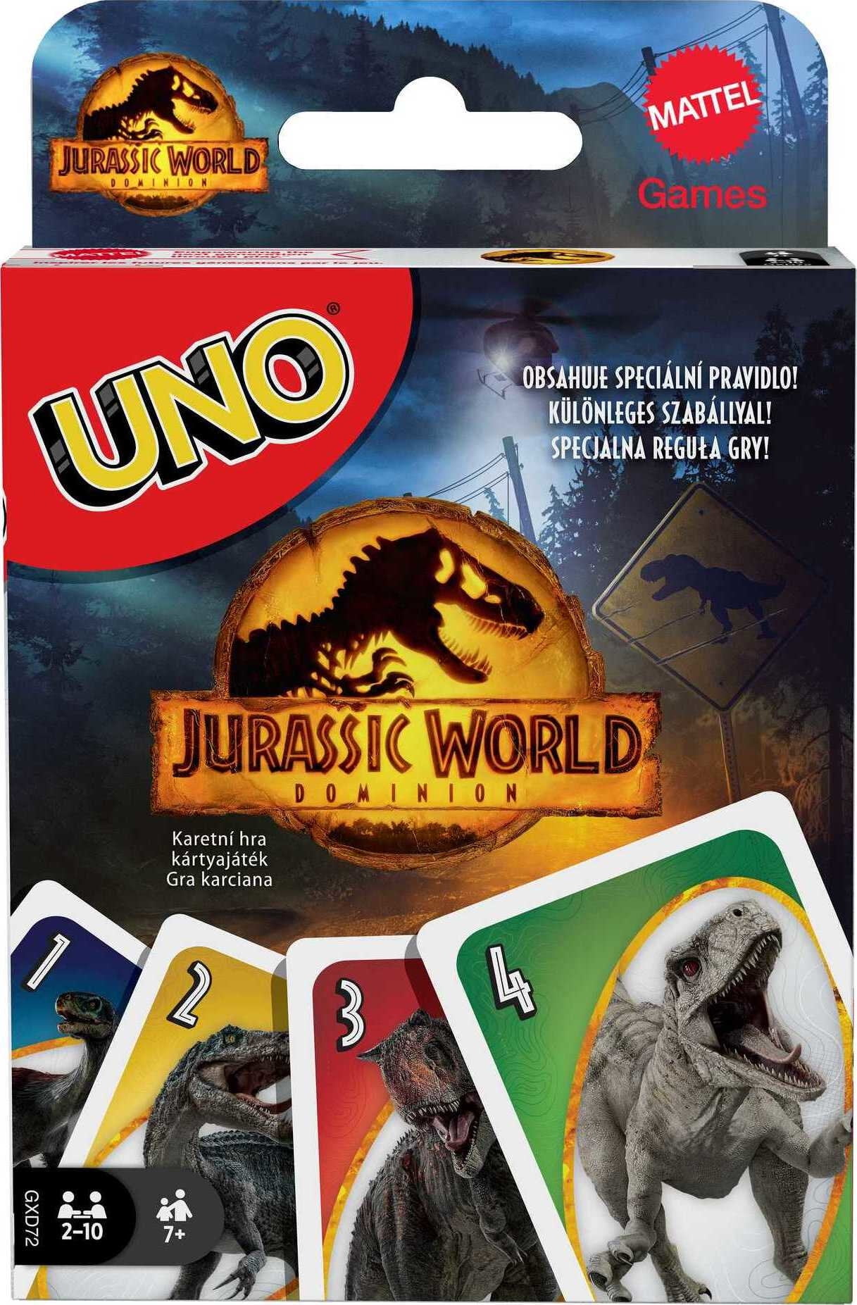 Jogo cartas baralho dinossauros uno jurassic world 3 mattel em Promoção na  Americanas