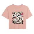 thumbnail image 1 of UNO - Keep Them Guessing - Juniors Cropped Graphic T-Shirt, 1 of 3