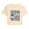 thumbnail image 1 of UNO - Keep Them Guessing - Juniors Cropped Graphic T-Shirt, 1 of 3