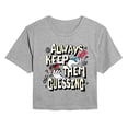 thumbnail image 1 of UNO - Keep Them Guessing - Juniors Cropped Graphic T-Shirt, 1 of 4