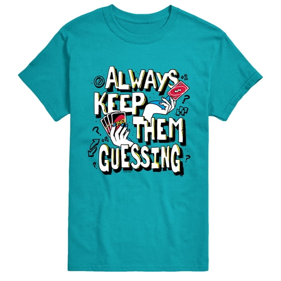 UNO - Keep Them Guessing - Men's Short Sleeve Graphic T-Shirt