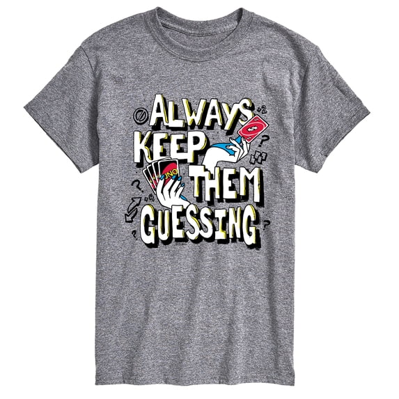 UNO - Keep Them Guessing - Men's Short Sleeve Graphic T-Shirt