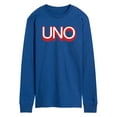 thumbnail image 1 of UNO Logo - Men's Long Sleeve T-Shirt, 1 of 5