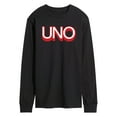 thumbnail image 1 of UNO Logo - Men's Long Sleeve T-Shirt, 1 of 5