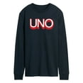 thumbnail image 1 of UNO Logo - Men's Long Sleeve T-Shirt, 1 of 5