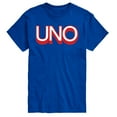 thumbnail image 1 of UNO Logo - Men's Short Sleeve Graphic T-Shirt, 1 of 5