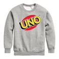 thumbnail image 1 of UNO Logo - Toddler And Youth Crewneck Fleece Sweatshirt, 1 of 4