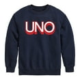 thumbnail image 1 of UNO Logo - Toddler And Youth Crewneck Fleece Sweatshirt, 1 of 4