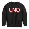 thumbnail image 1 of UNO Logo - Toddler And Youth Crewneck Fleece Sweatshirt, 1 of 4