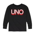 thumbnail image 1 of UNO Logo - Toddler And Youth Long Sleeve Graphic T-Shirt, 1 of 5