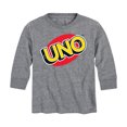 thumbnail image 1 of UNO Logo - Toddler And Youth Long Sleeve Graphic T-Shirt, 1 of 5